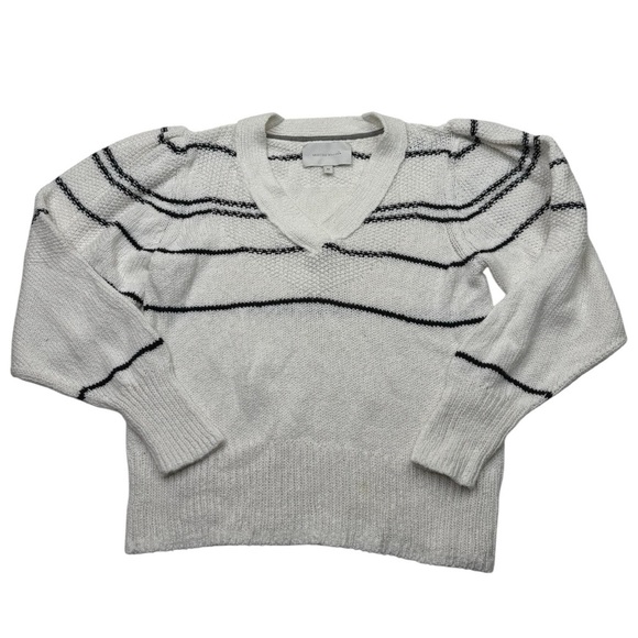 Brochu Walker Sasha Striped Vee Sweater - Picture 14 of 16